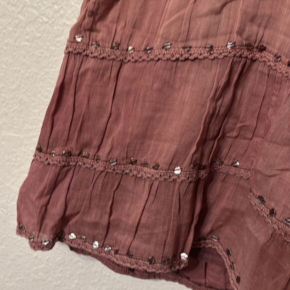 Tokyo Denim Bank Tiered Skirt Large - Picture 3 of 4